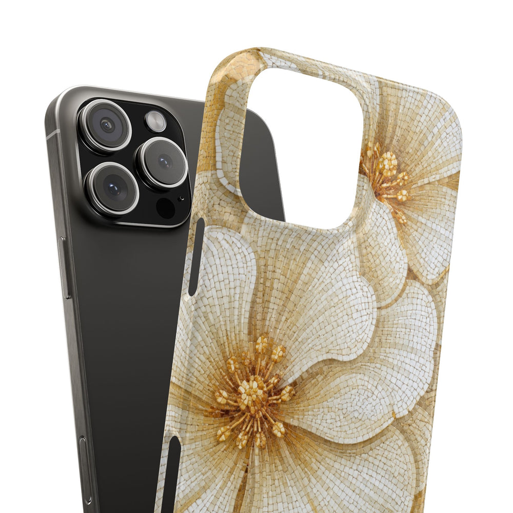 Floral Gold Bloom Snap Case