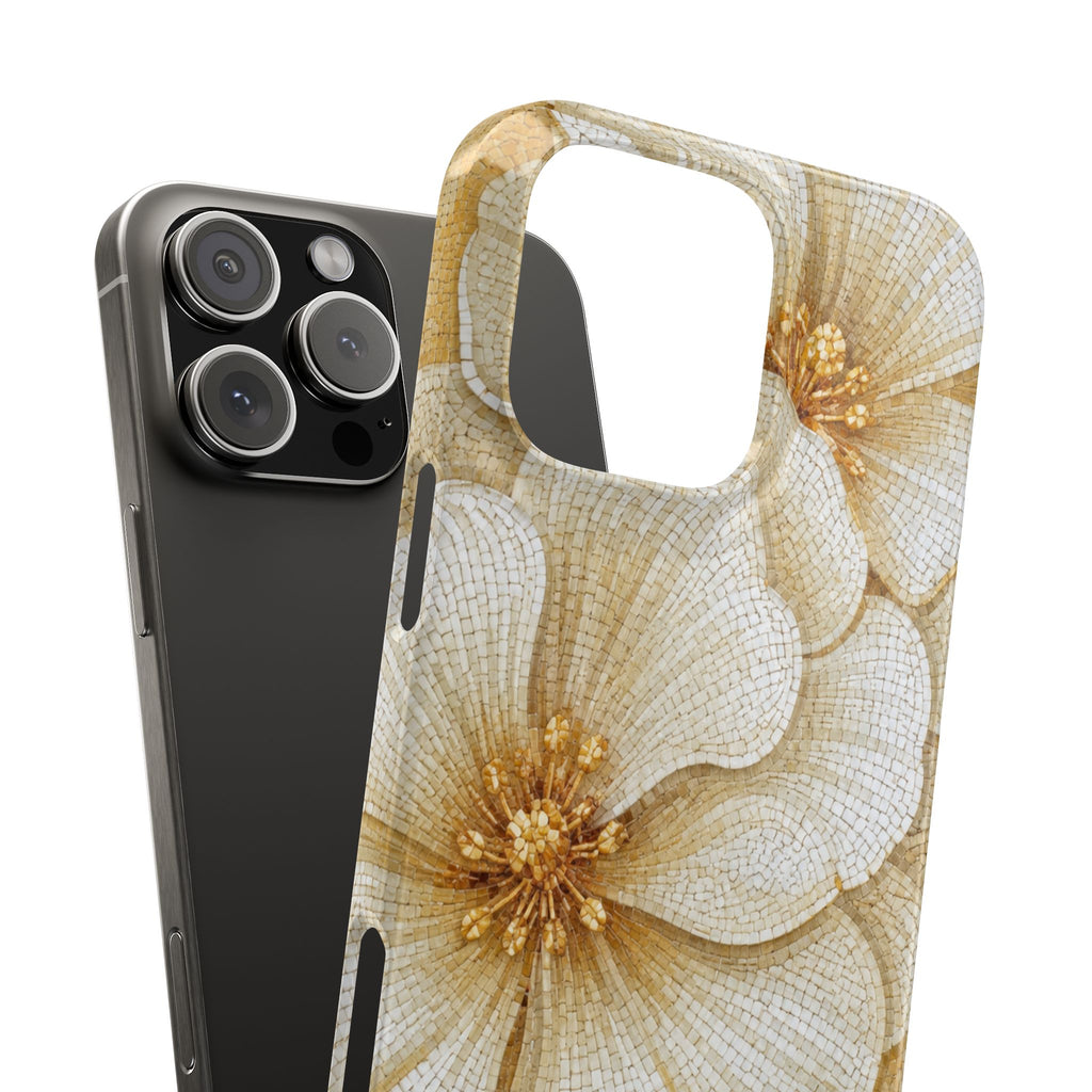Floral Gold Bloom Snap Case