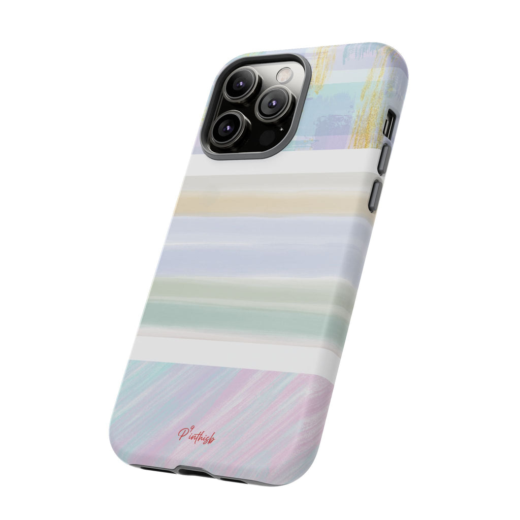 Pastel Stripe Tough Phone Case