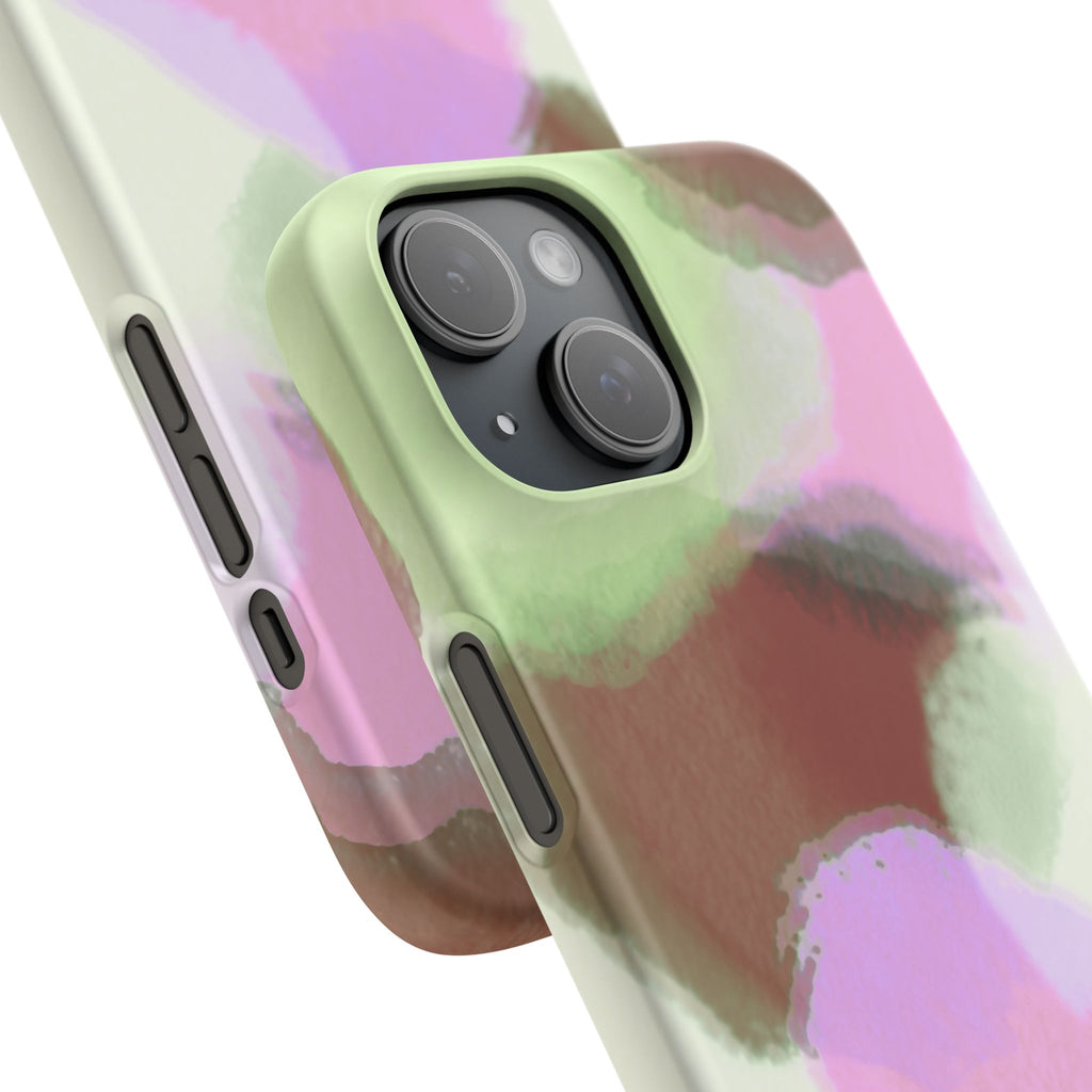 Abstract Pastel Camouflage Snap Phone Case