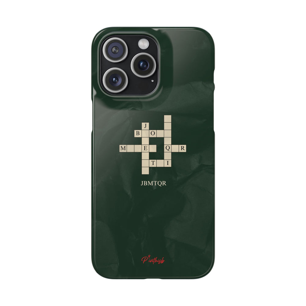 "JBMTQR crossword" Snap Phone Case
