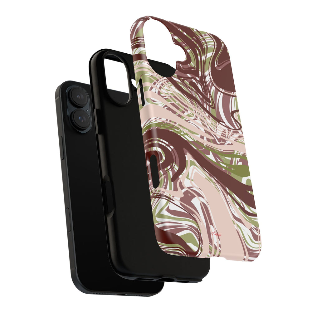 Abstract Marbled Tough Phone Case