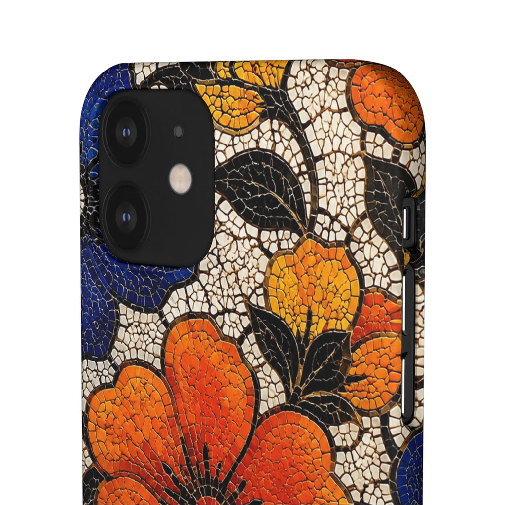 Floral Mosaic Snap Case