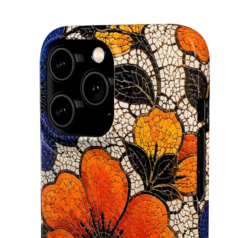 Floral Mosaic Snap Case