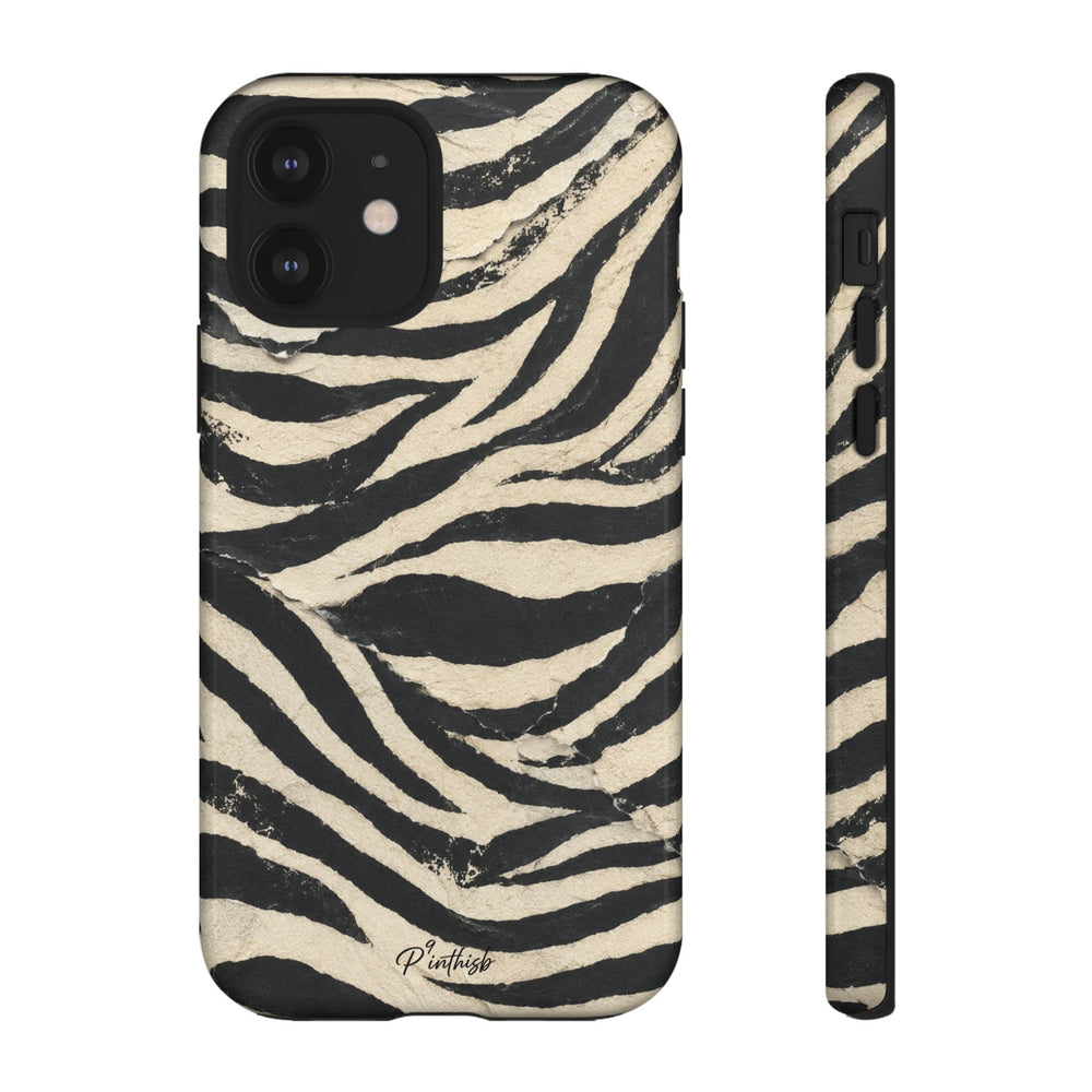 Zebra Stripe Tough Phone Case