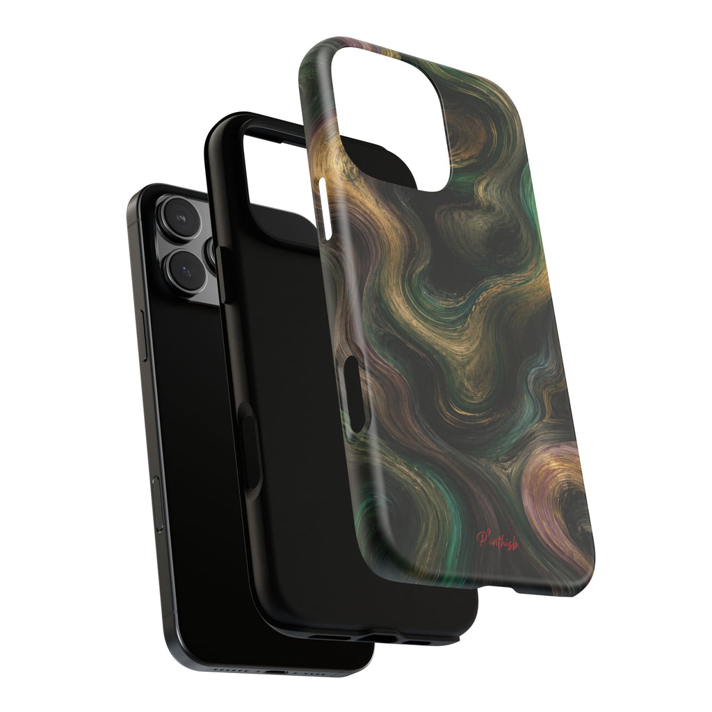 Marbled Forest Tough Phone Case