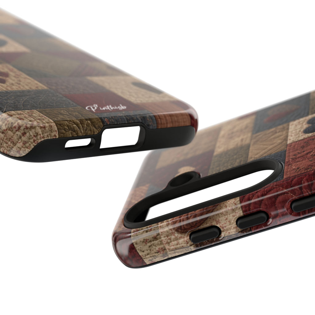 Patchwork Hearts Phone Case