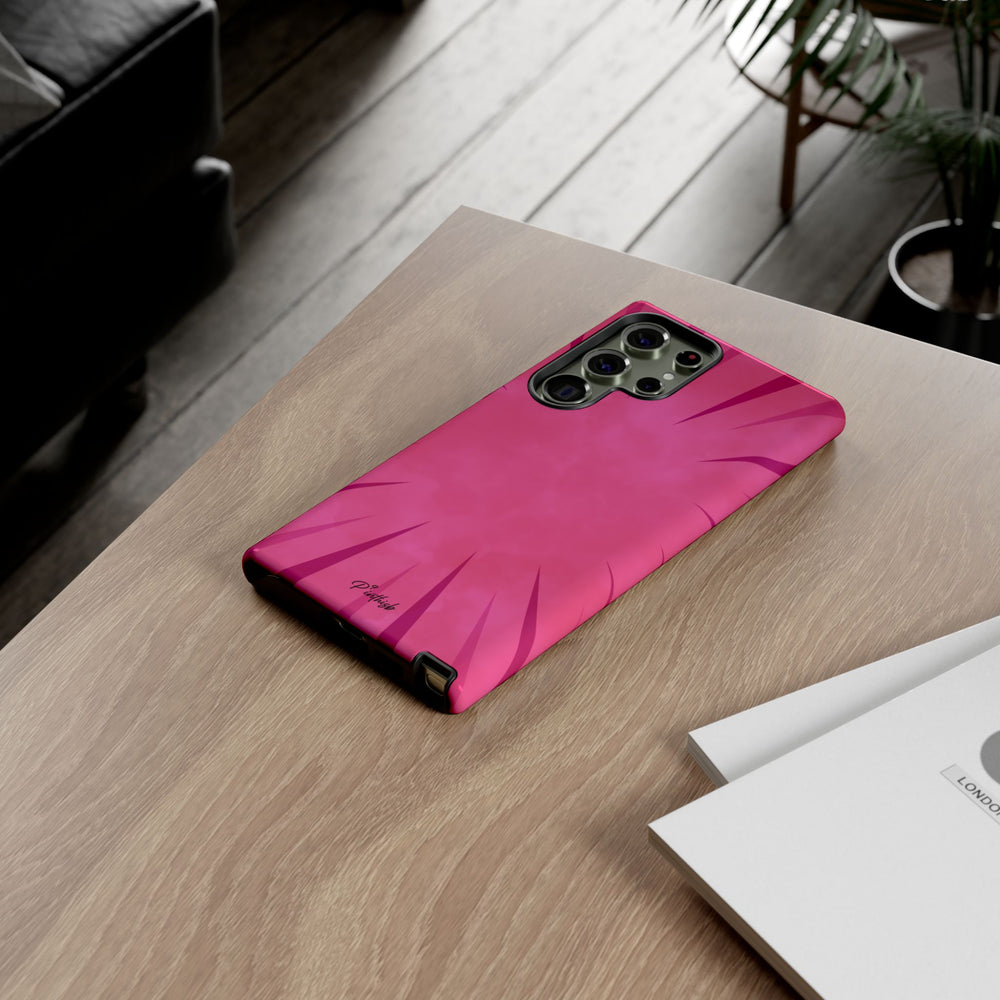 Pink Burst Tough Phone Case