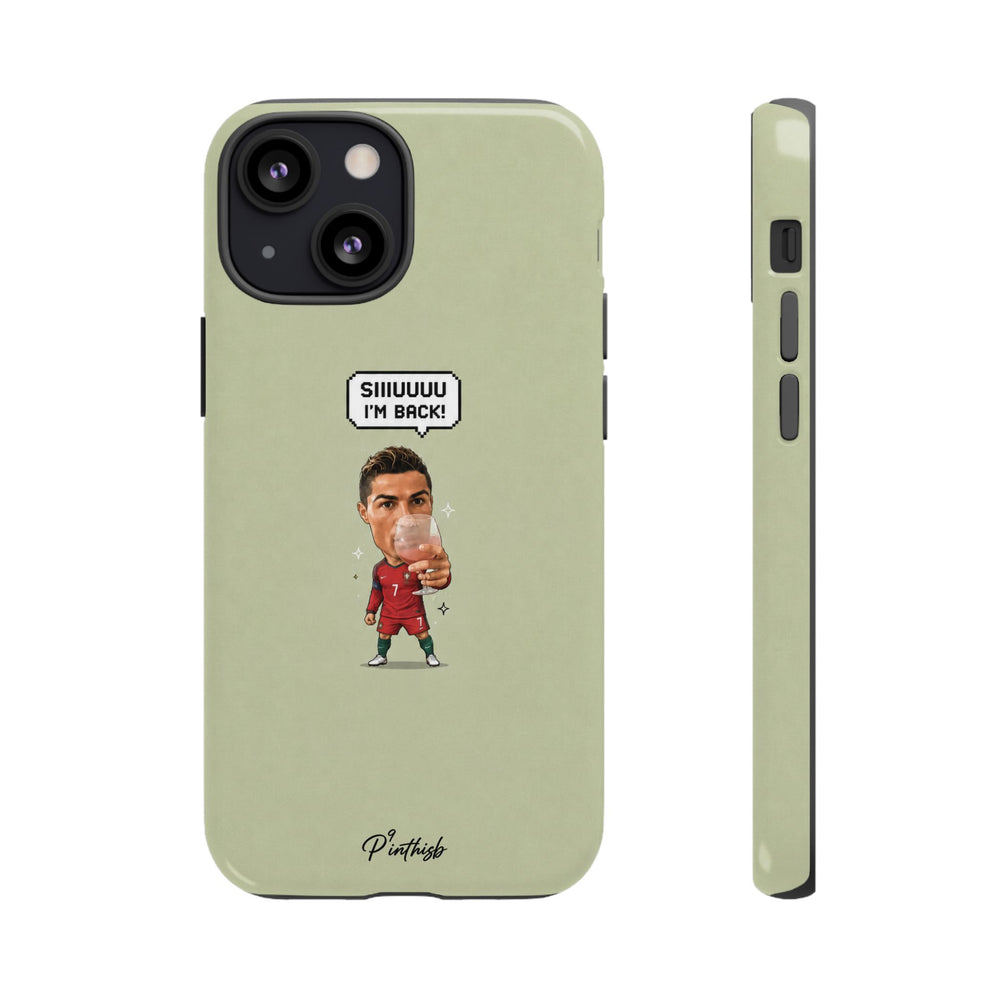 "SIIUUU, I'M BACK" CR7 Tough Phone Case