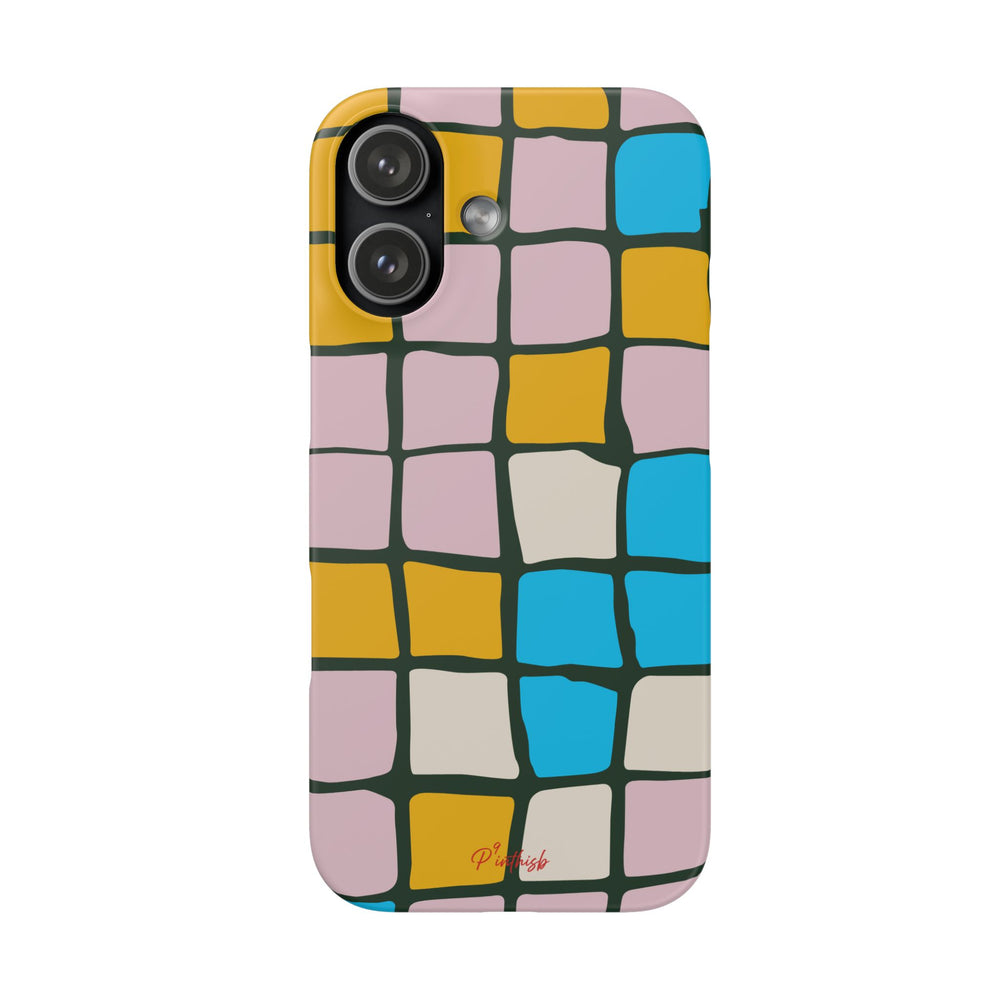 Color Grid Snap Phone Case