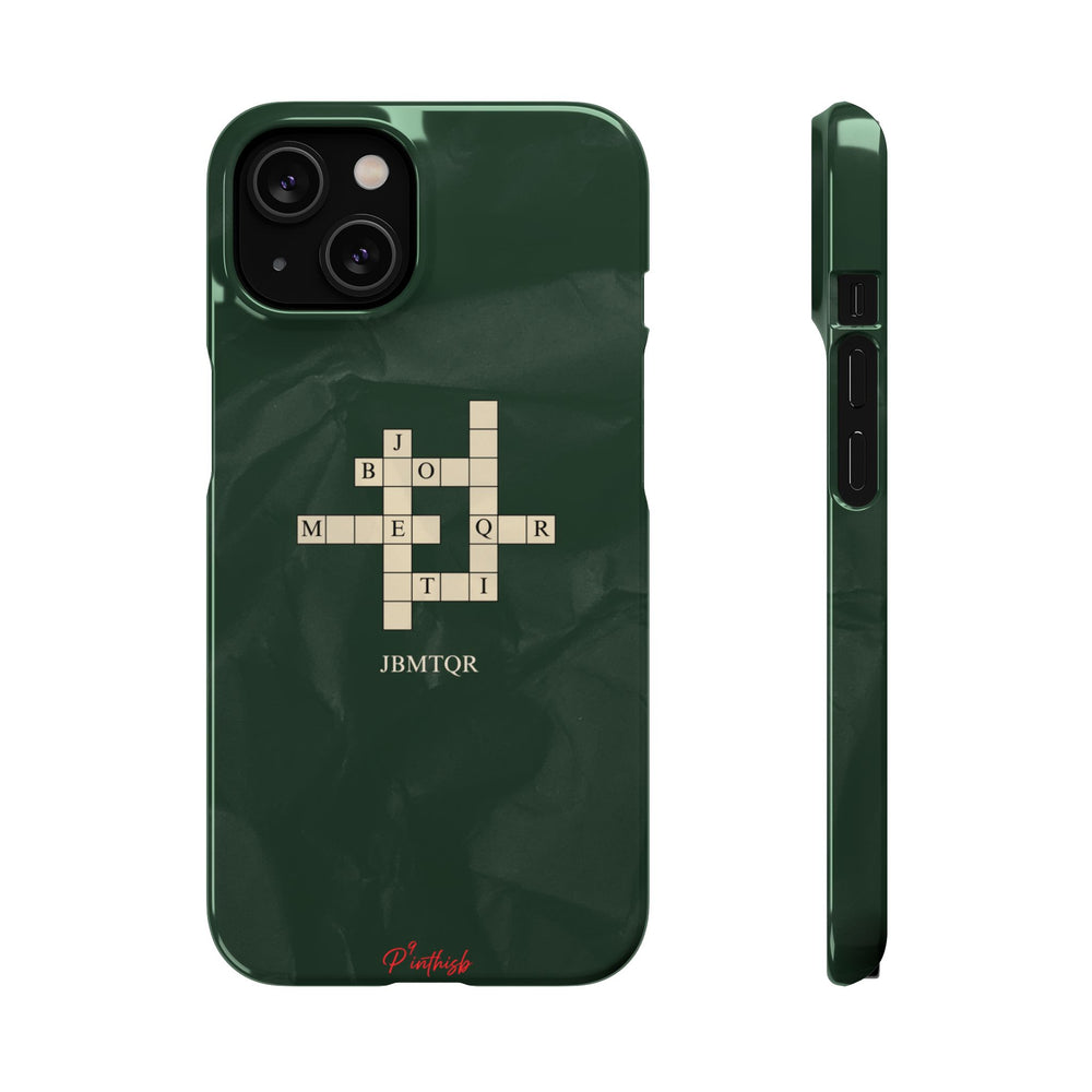 "JBMTQR crossword" Snap Phone Case