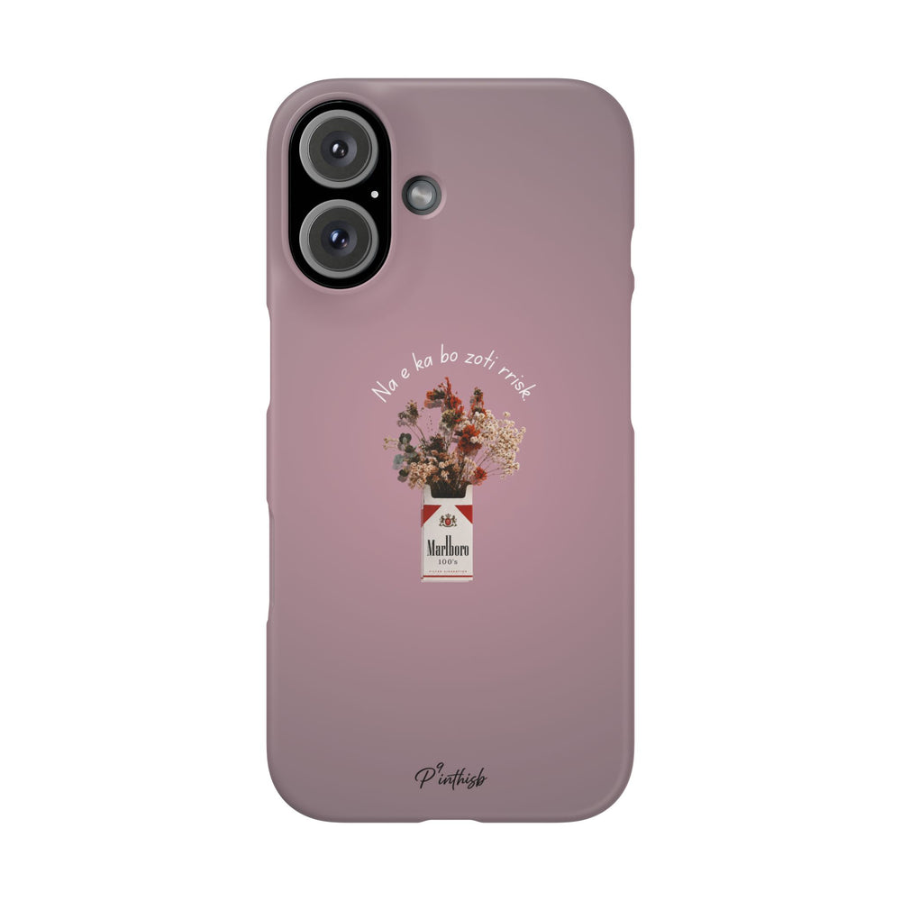 "Na e ka bo zoti rrisk." Snap Phone Case