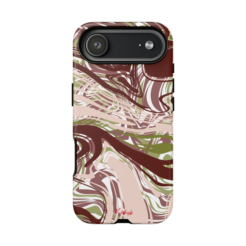 Abstract Marbled Tough Phone Case