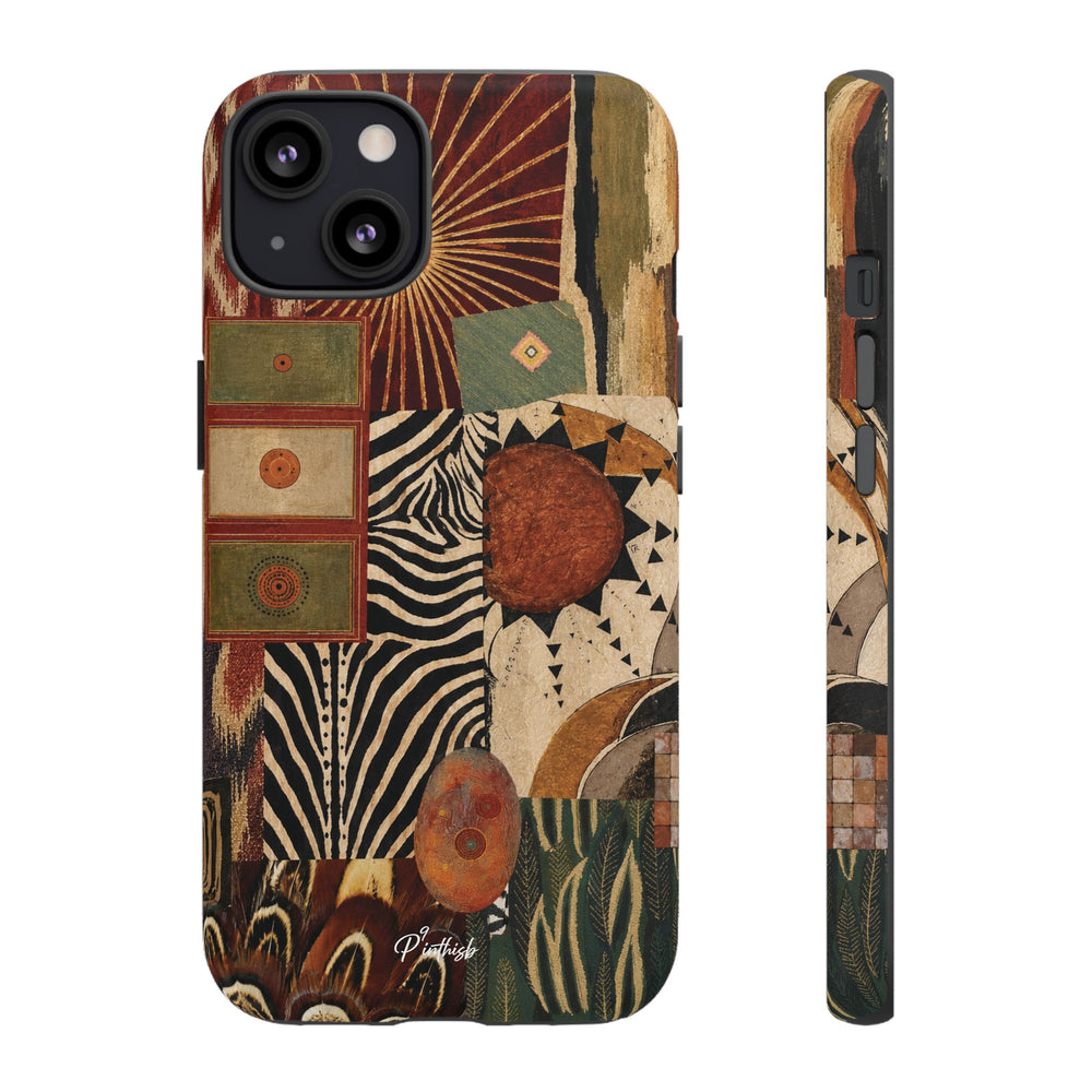 Abstract Boho Collage Tough Case