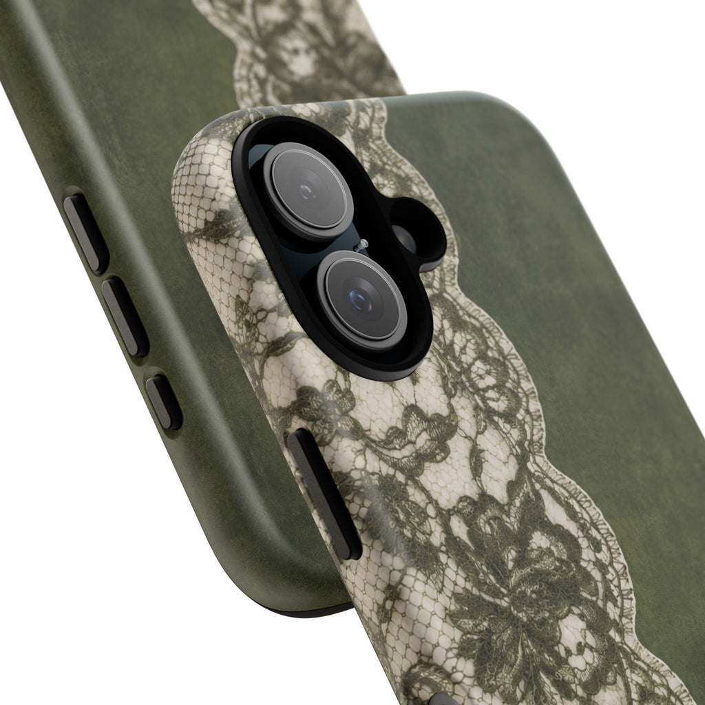 Olive Lace Tough Case