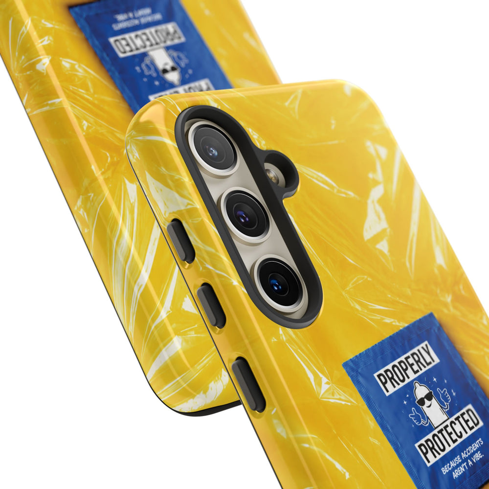 "Properly Protected" Graphic Phone Case
