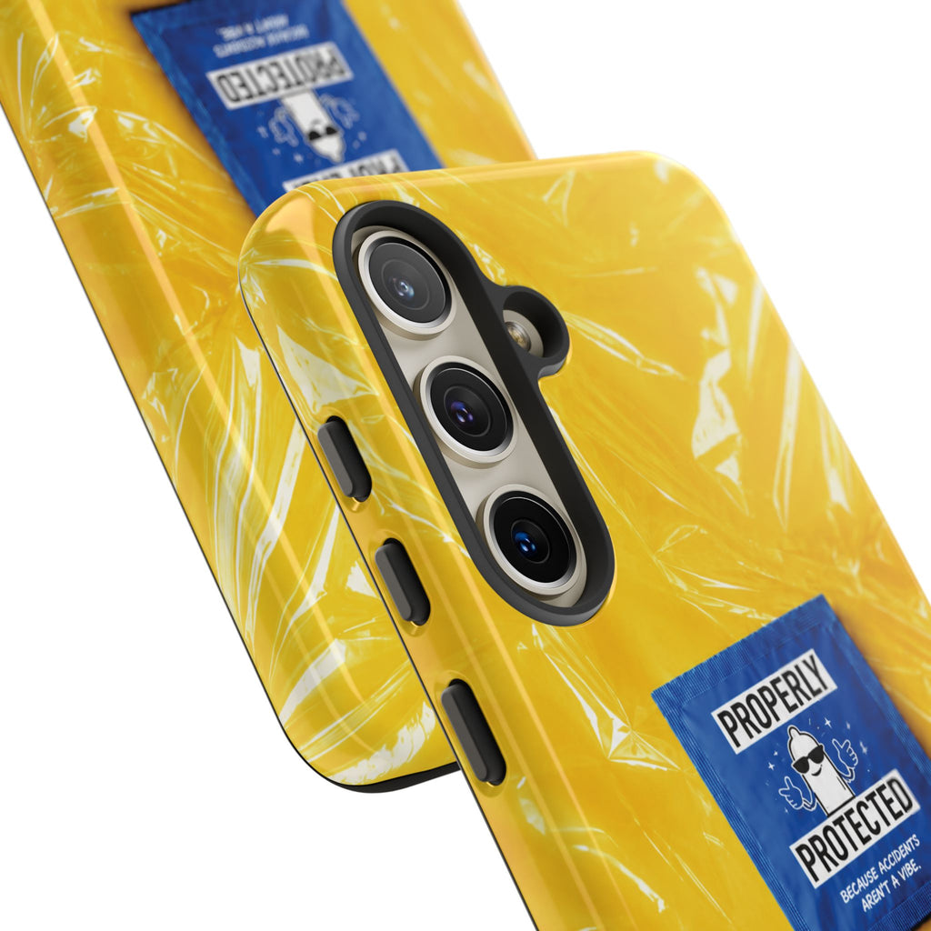 "Properly Protected" Graphic Phone Case