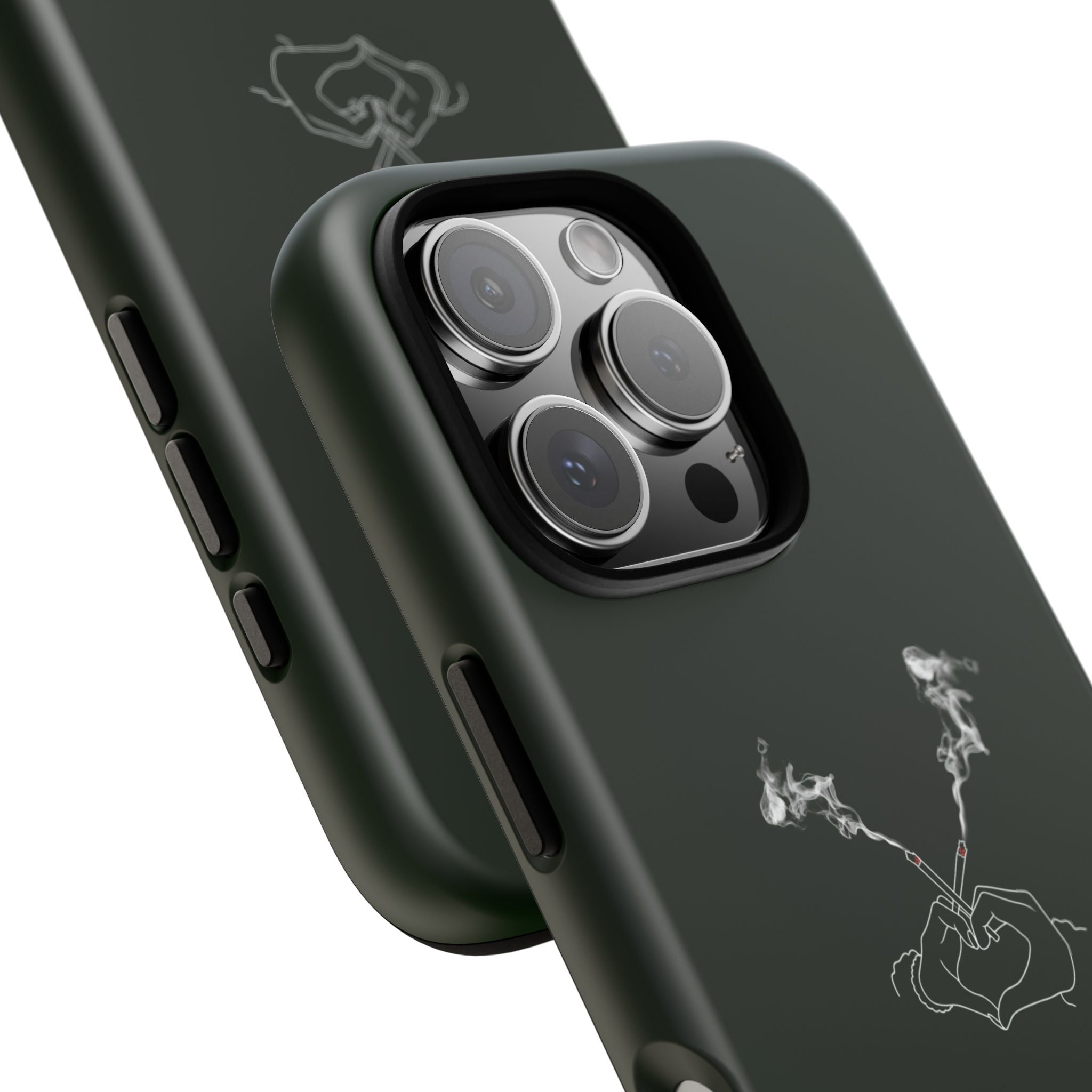 Smoke Heart Tough Case