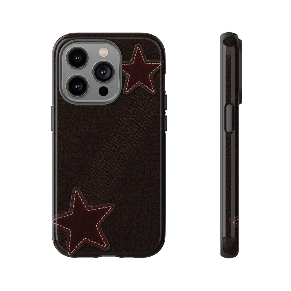 Rustic Stitched Star Phone Case