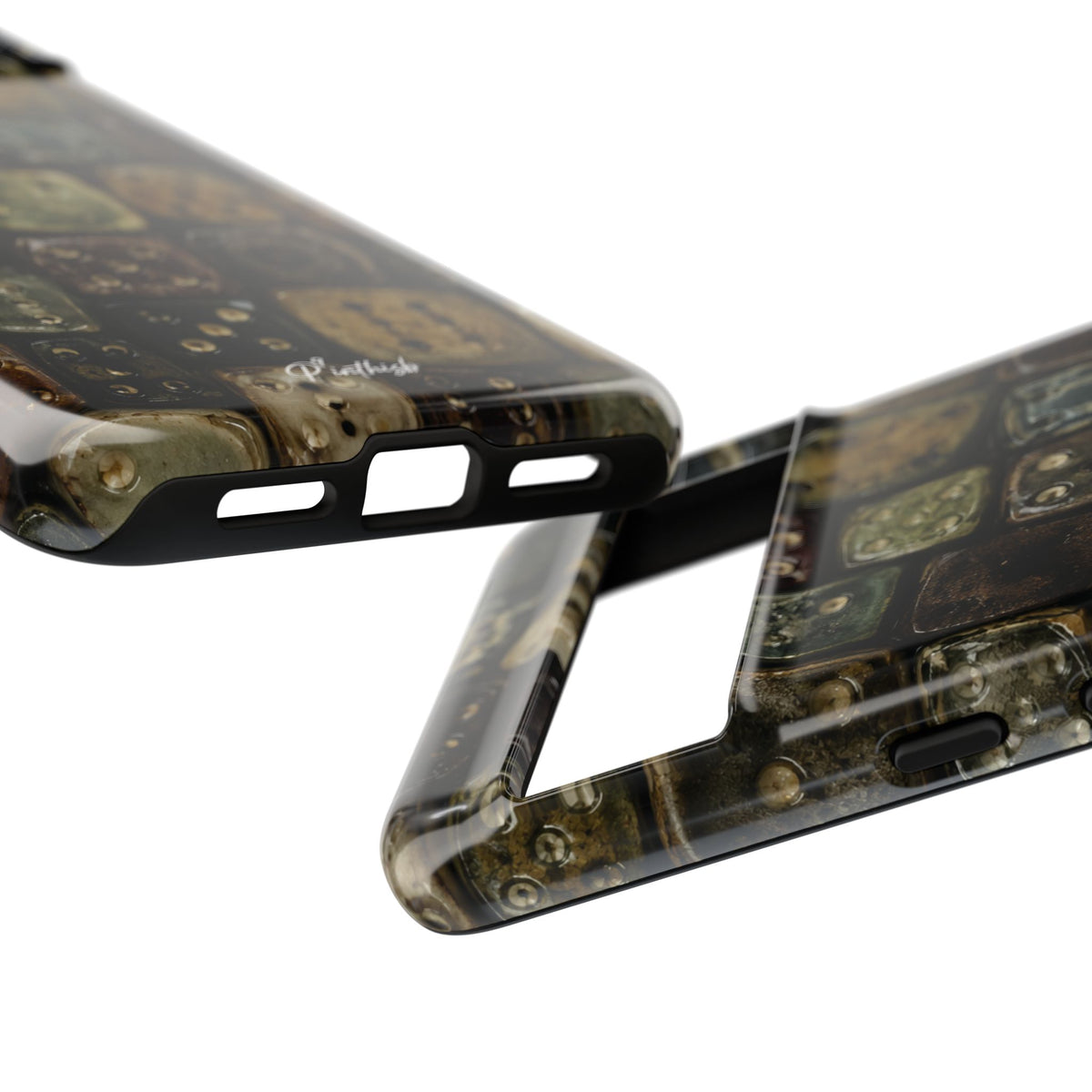 Vintage Dice Tile Phone Case