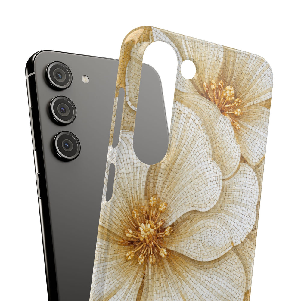 Floral Gold Bloom Snap Case