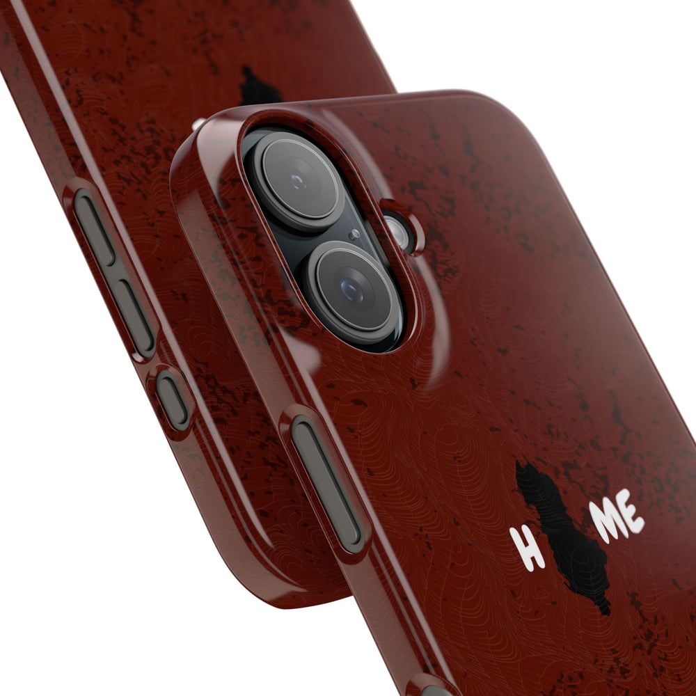 "HOME" Albania Snap Case