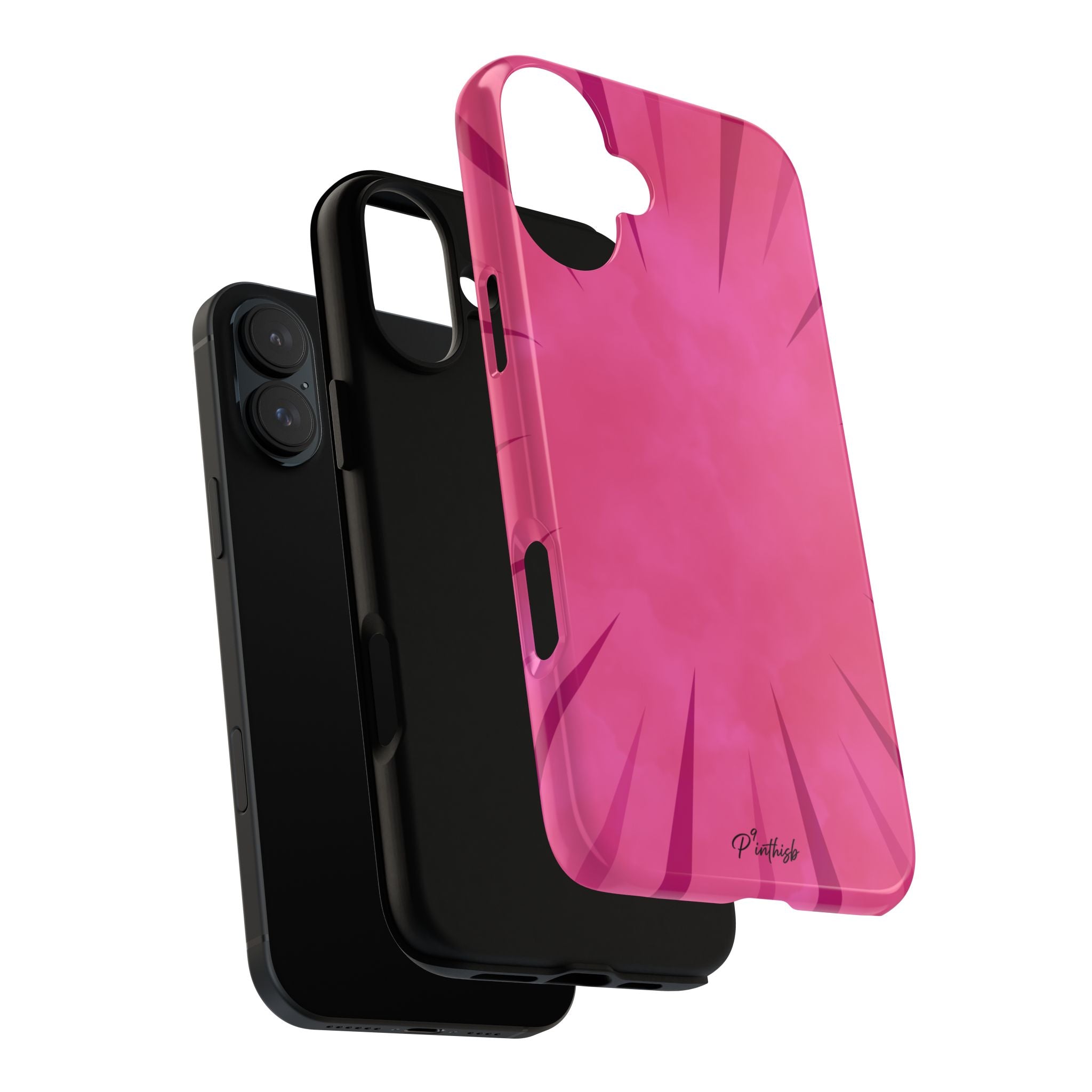 Pink Burst Tough Phone Case