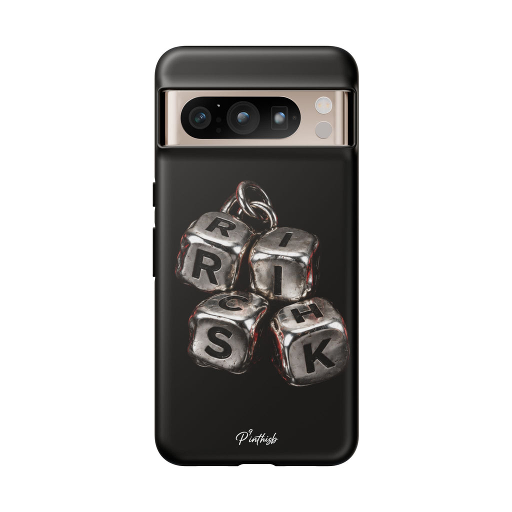 Metallic Dice 'RISK' Phone Case