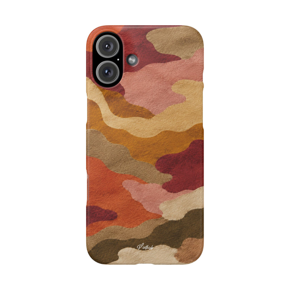 Watercolour Camo Snap Case