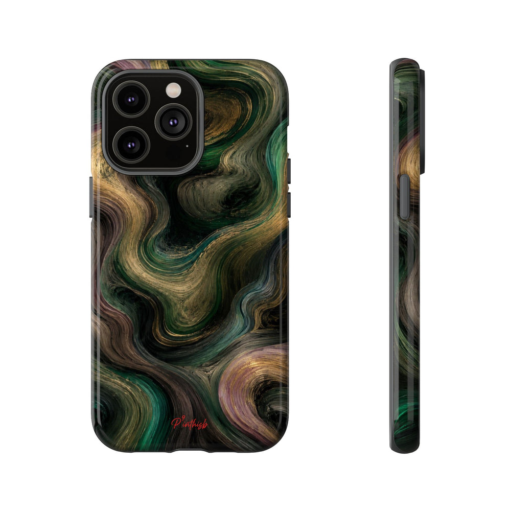 Marbled Forest Tough Phone Case