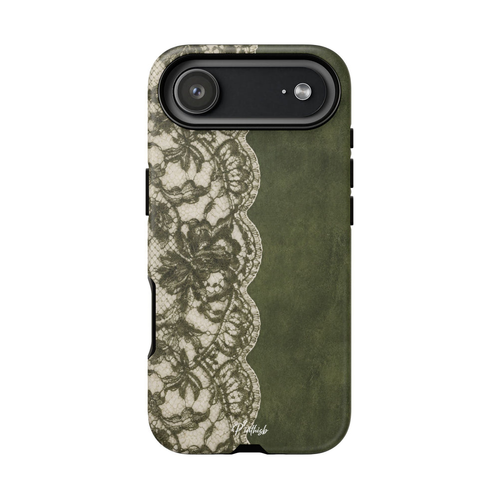 Olive Lace Tough Case