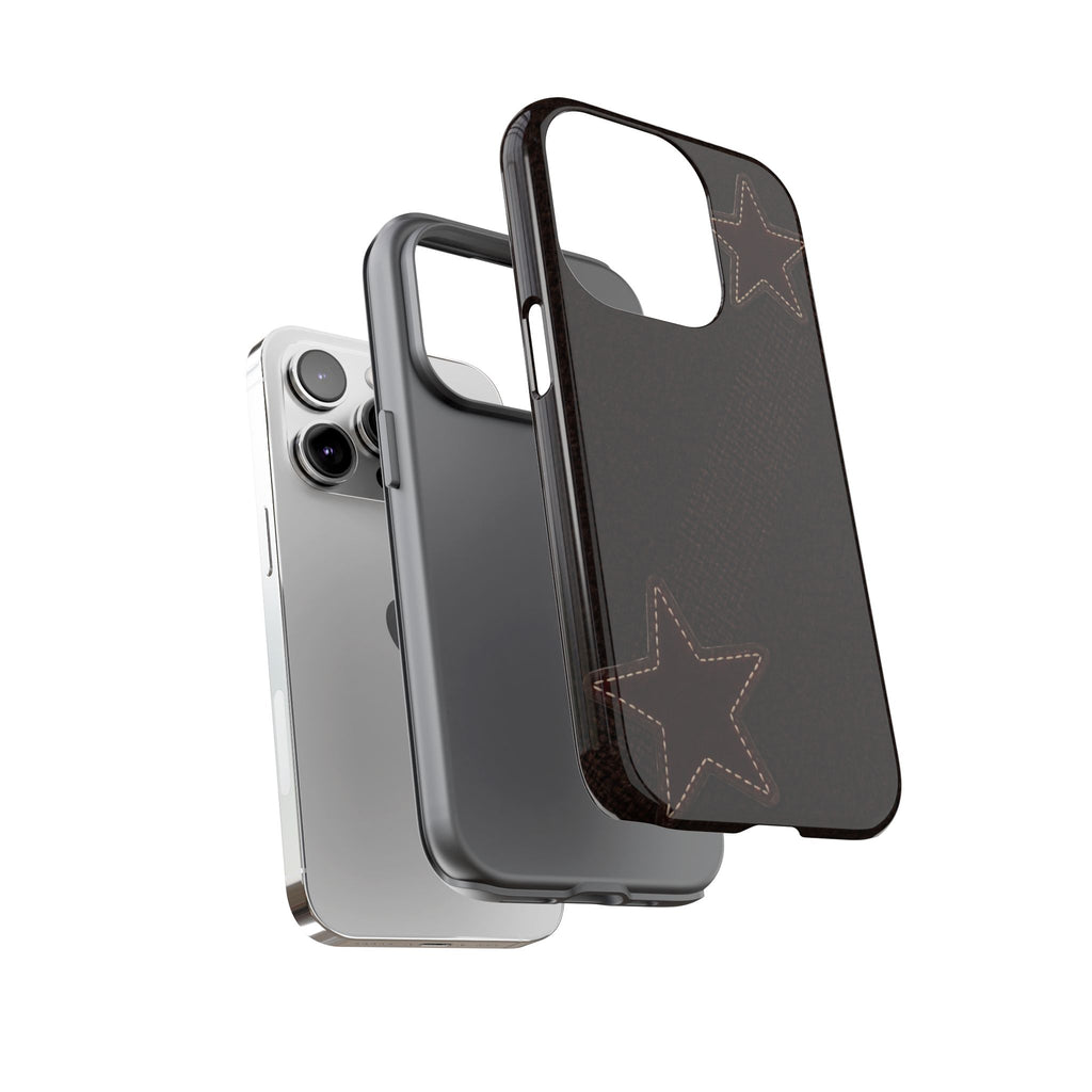 Rustic Stitched Star Phone Case