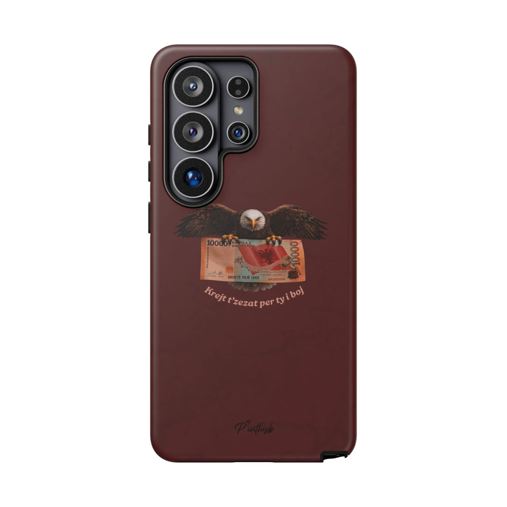 "Krejt t'zezat për ty i boj" Albanian Tough Phone Case