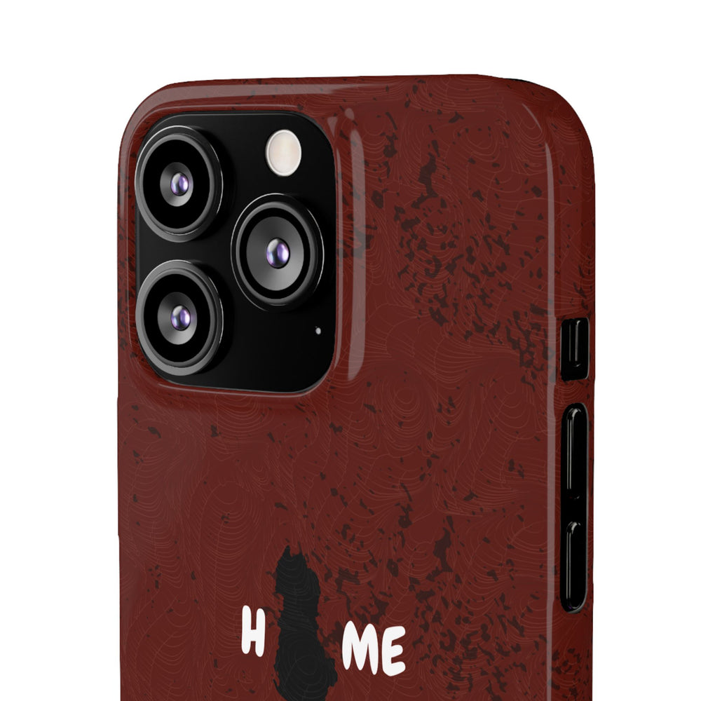 "HOME" Albania Snap Case