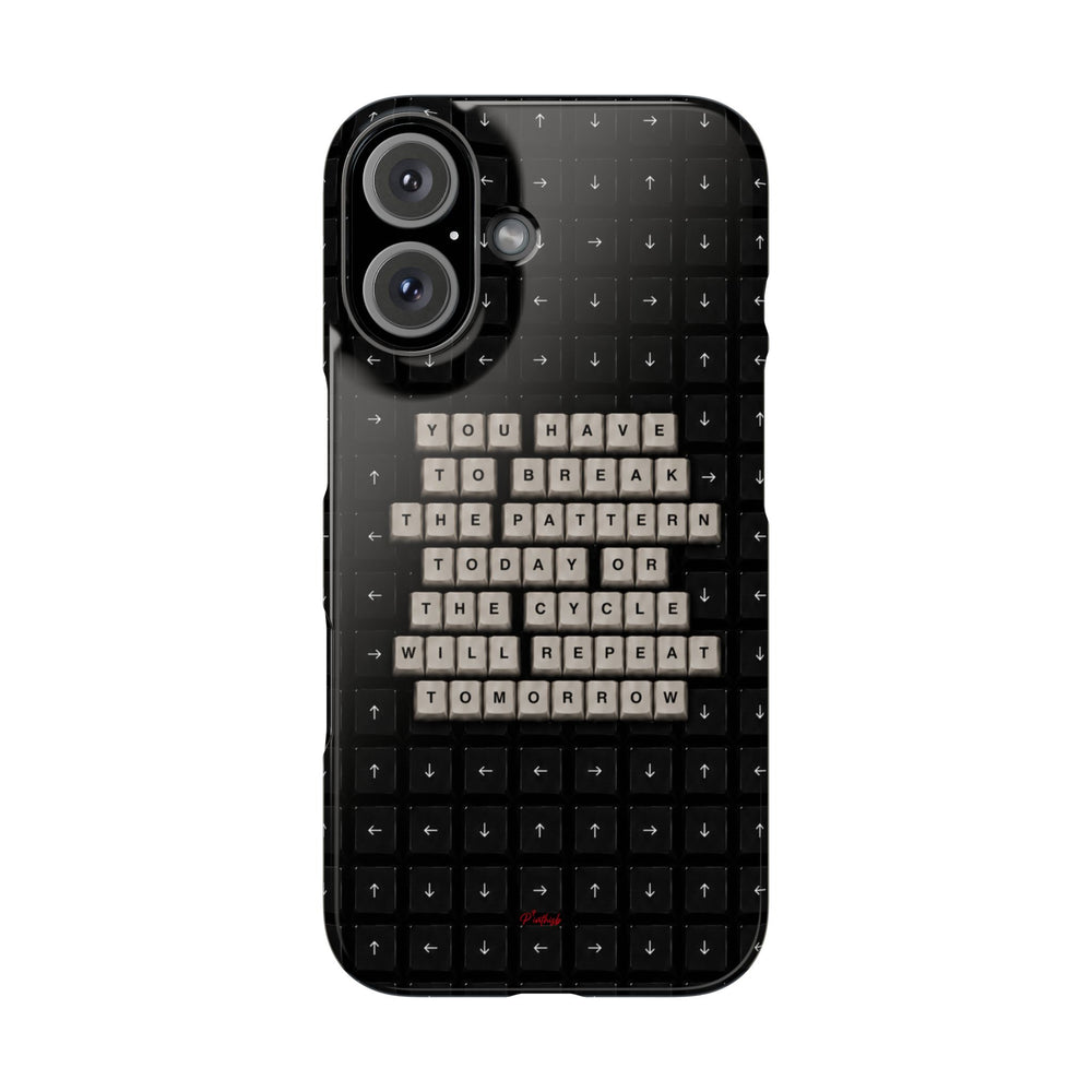 "Break the pattern" Keyboard Snap Case