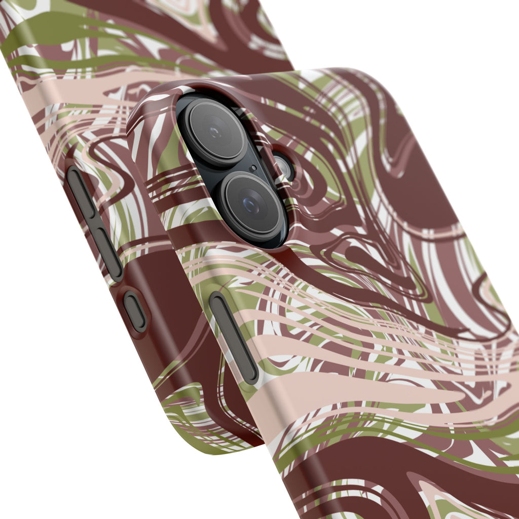 Abstract Marbled Snap Phone Case