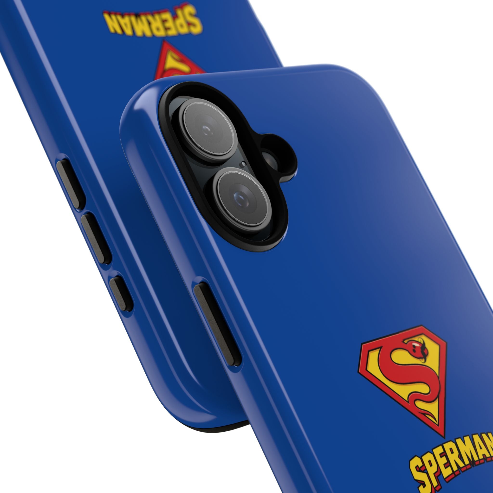 "SPERMAN" Parody Logo Tough Phone Case
