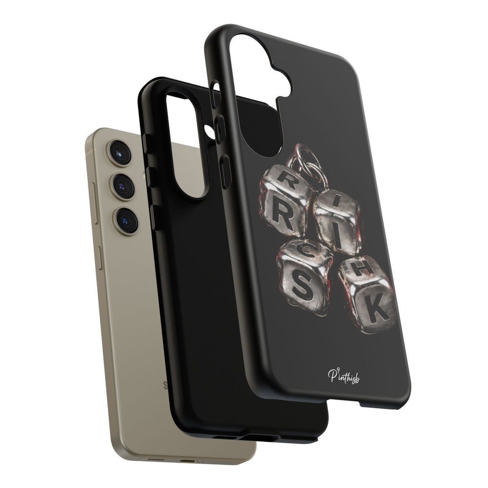 Metallic Dice 'RISK' Phone Case