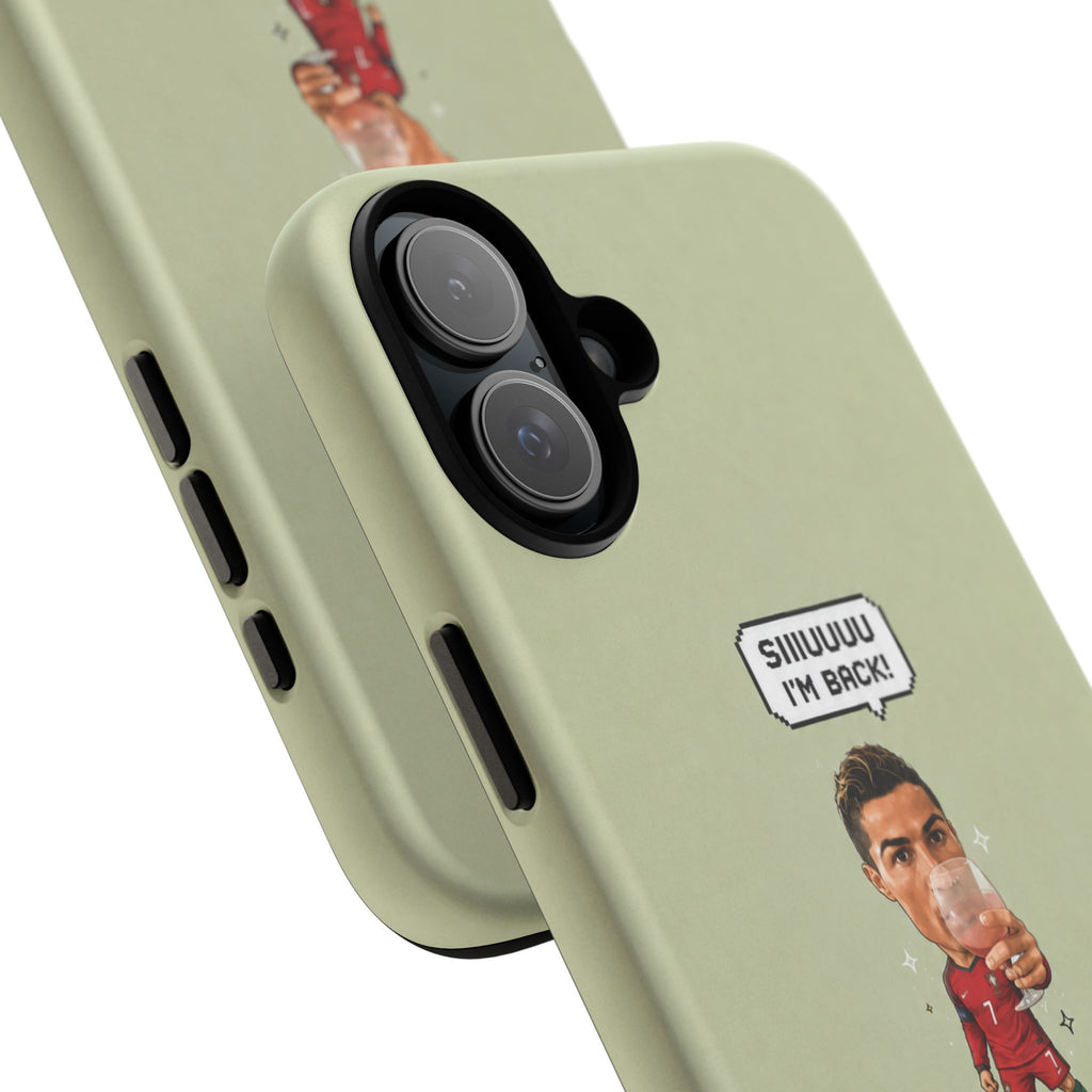 "SIIUUU, I'M BACK" CR7 Tough Phone Case