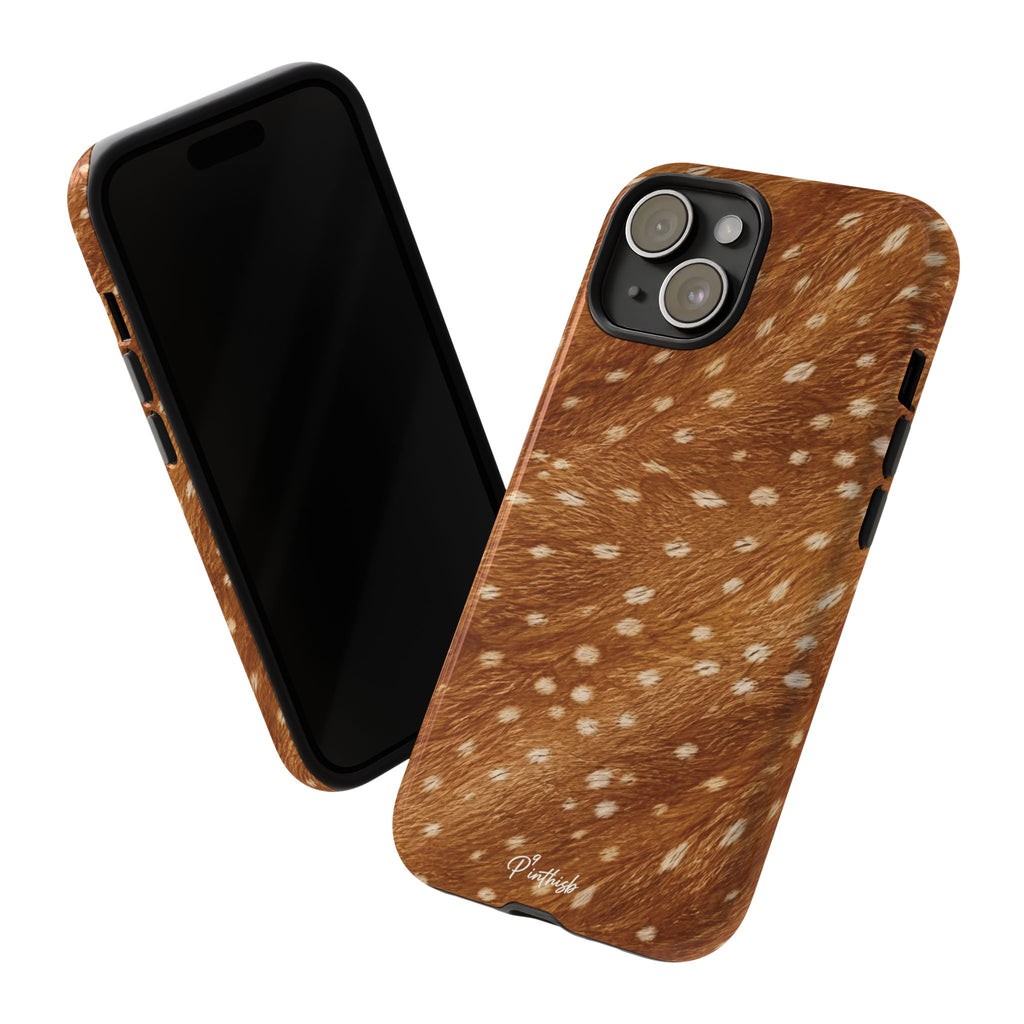 Caramel Deer Pattern Tough Case
