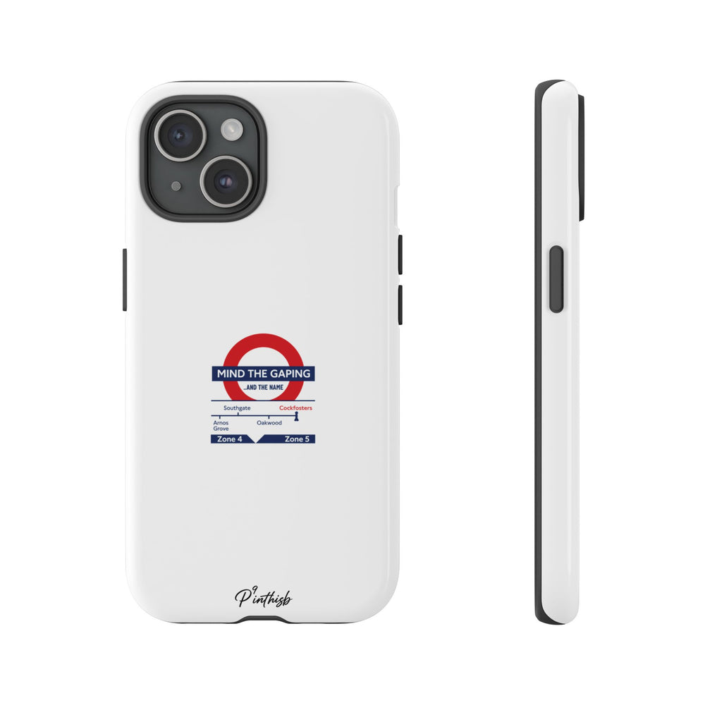 "Mind the Gaping" London Tube Parody Phone Case