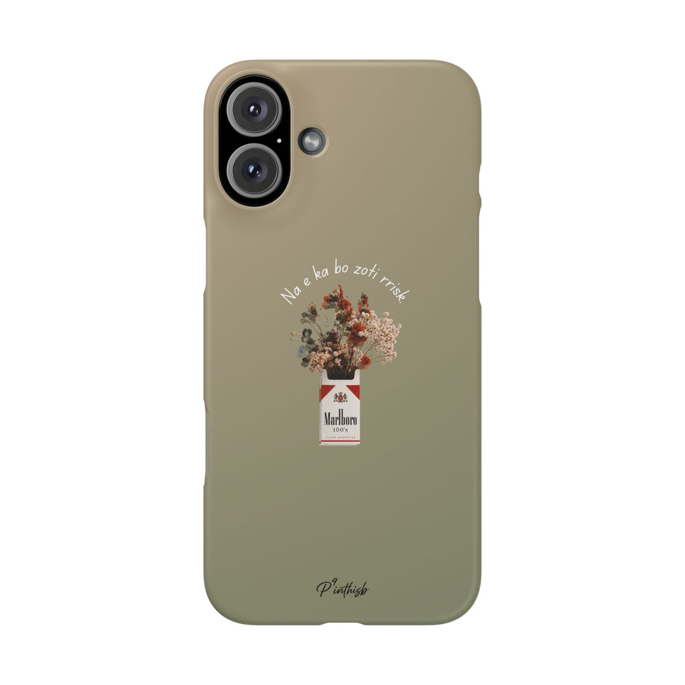 "Na e ka bo zoti rrisk." Snap Phone Case