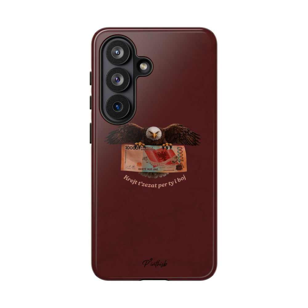 "Krejt t'zezat për ty i boj" Albanian Tough Phone Case