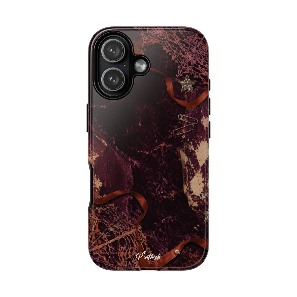 Dark Maroon Vintage Tough Case