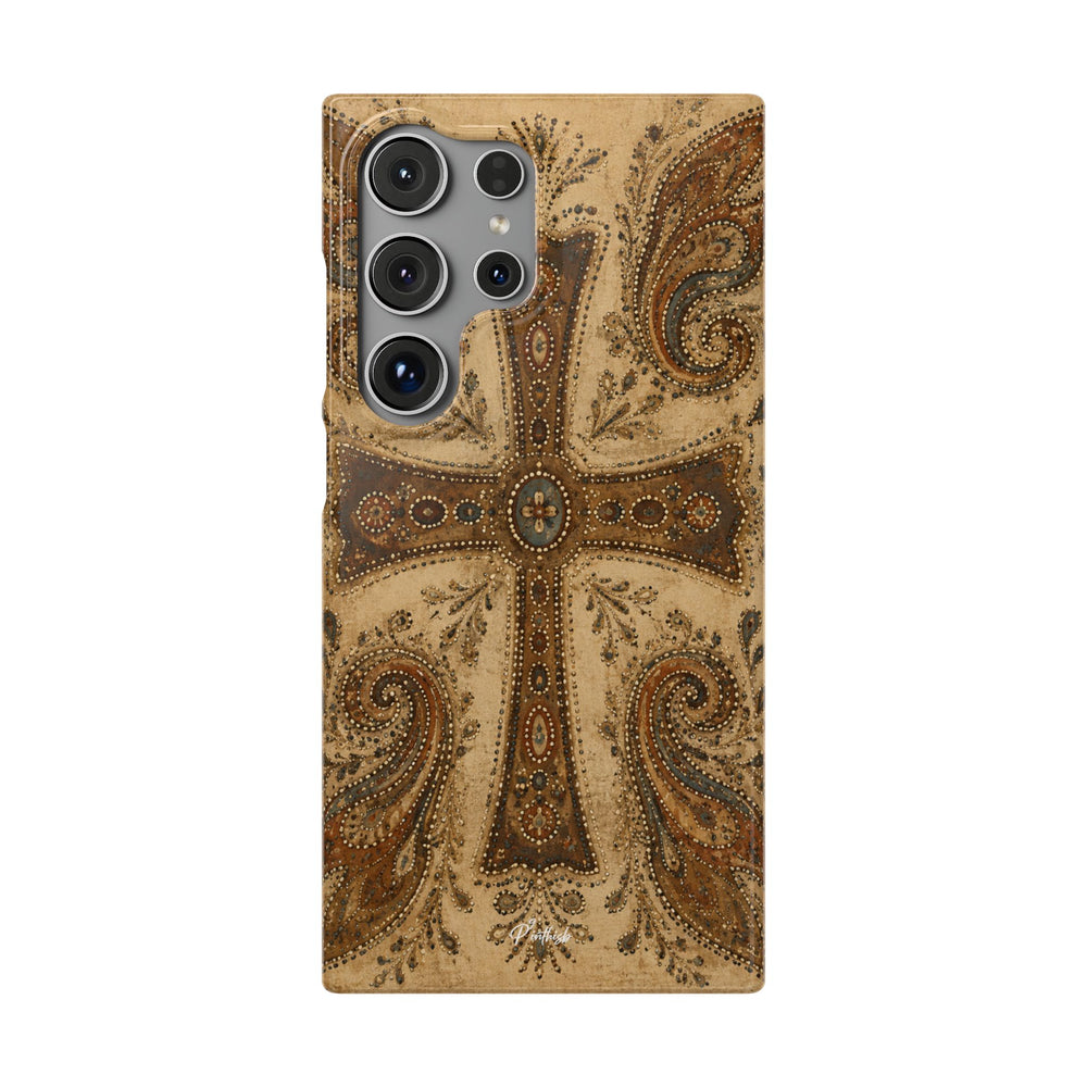 Cross Paisley Snap Case