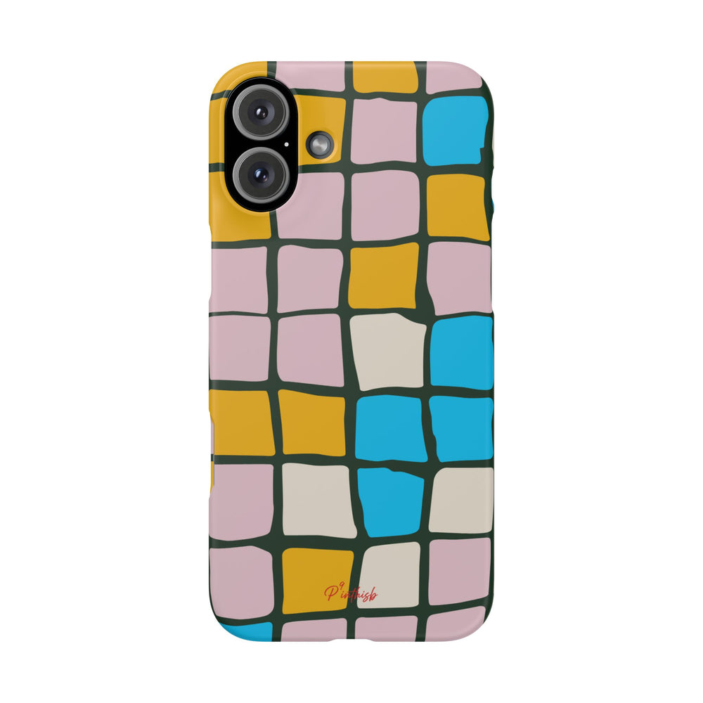 Color Grid Snap Phone Case