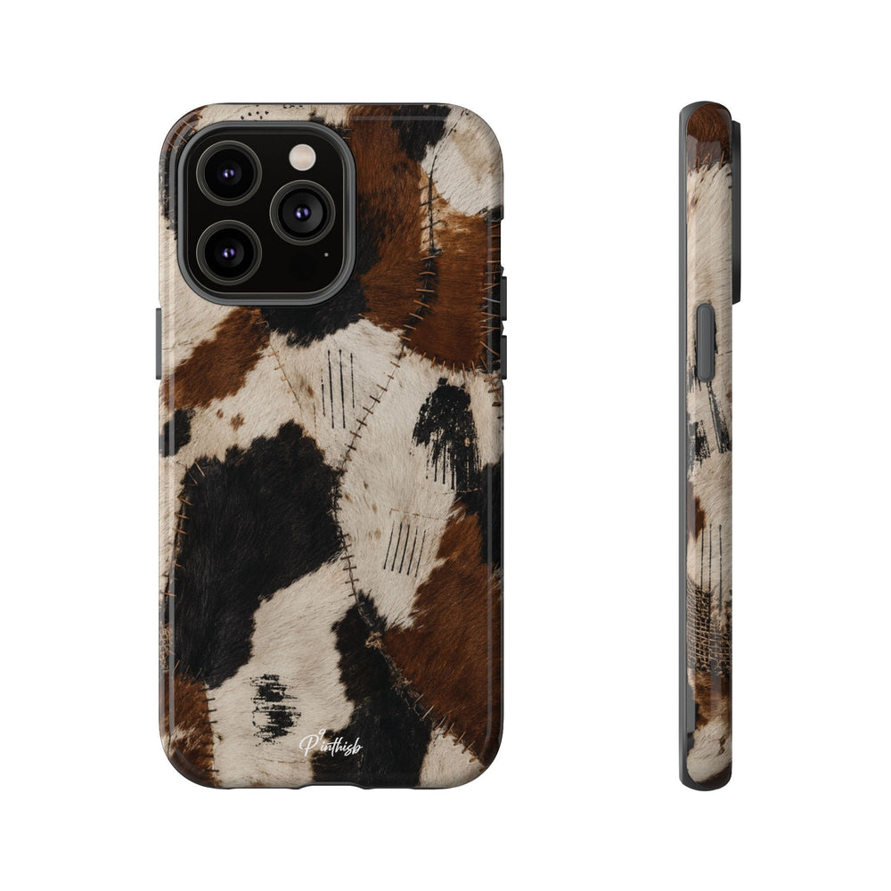 Brown & Black Animal Print Tough Case