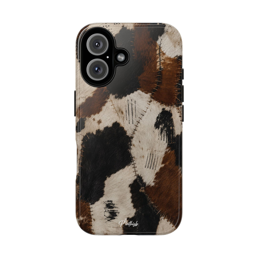 Brown & Black Animal Print Tough Case