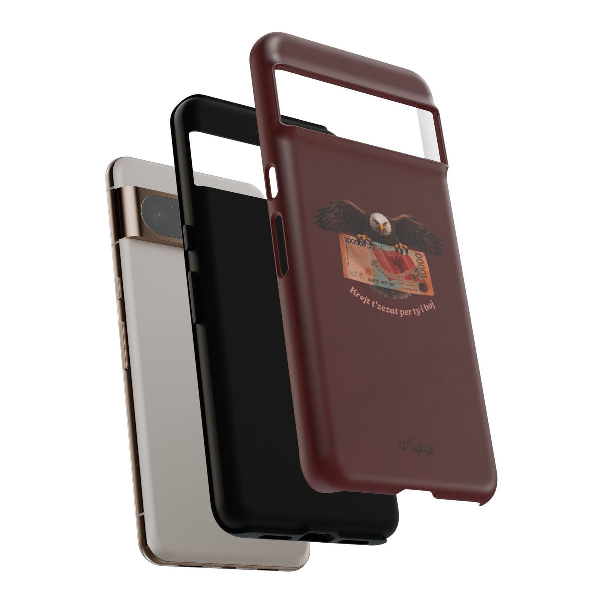 "Krejt t'zezat për ty i boj" Albanian Tough Phone Case