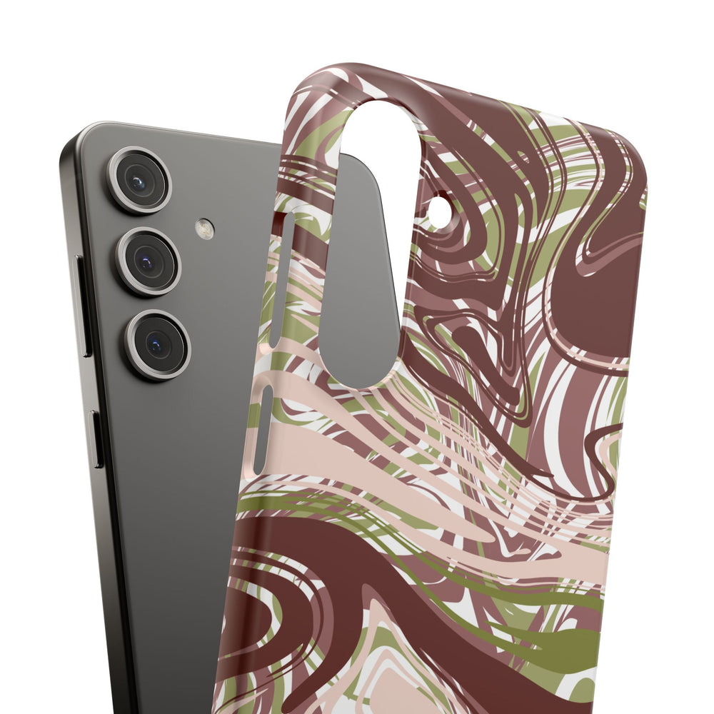 Abstract Marbled Snap Phone Case